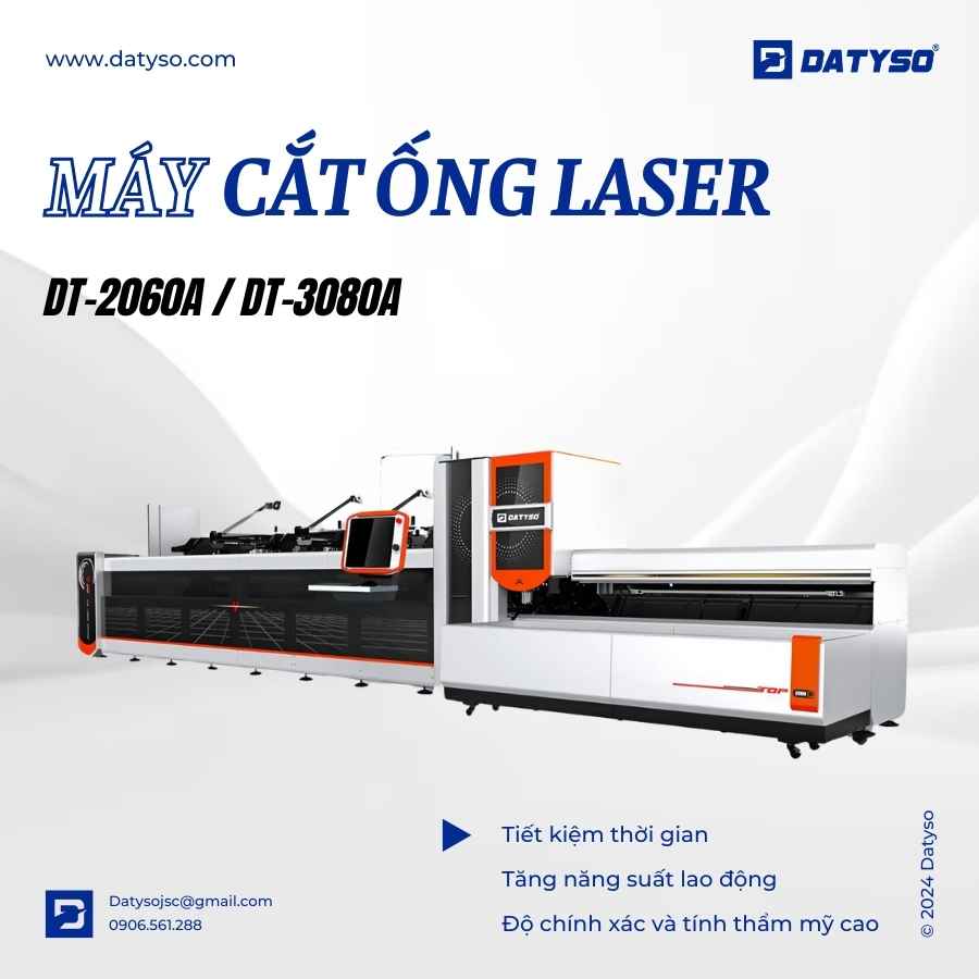 Máy cắt ống Laser Fiber CNC cao cấp