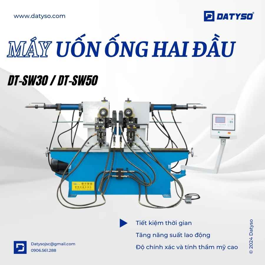 Máy uốn ống hai đầu