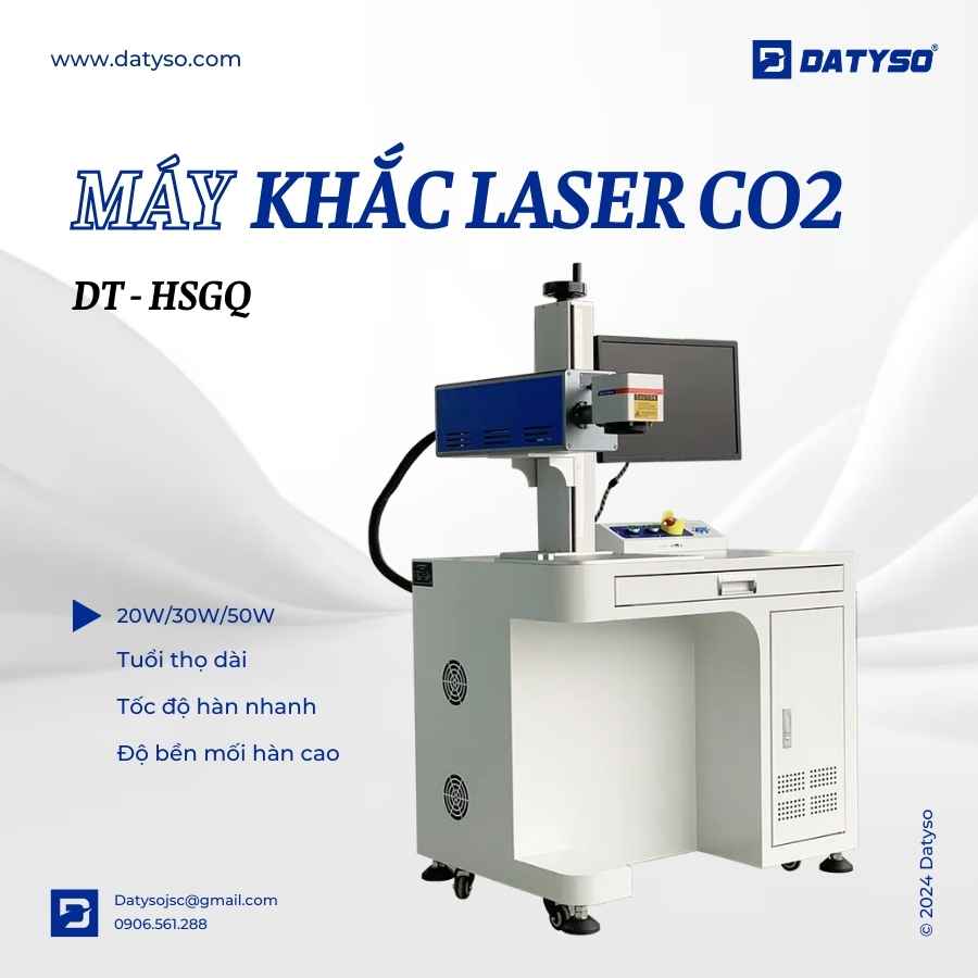 MÁY KHẮC LASER CO2 HSGQ 30W - 60W