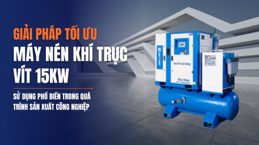 Máy Nén Khí Trục Vít Tích Hợp 15Kw 16bar Datyso